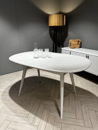 Стол обеденный раскладной Мелодия, цвет светлый лен