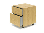 Тумба Fredo 2.1 для письменных/ компьютерных столов, цвет дуб натуральный