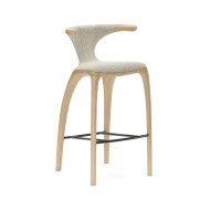 Стул барный Deer bar, цвет дуб выбеленный