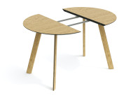 Стол обеденный Onnex круглый, раздвижной, цвет дуб натуральный Стол обеденный Onnex круглый, раздвижной, цвет дуб натуральный