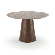 Стол обеденный Simba круглый, цвет орех американский (тобакко)